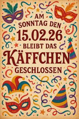 Tulpensonntag geschlossen